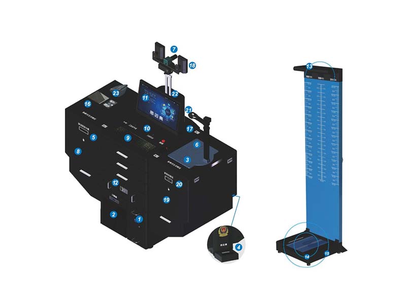 思迈奥 SMA-JC01 人员基础信息一体化采集设备