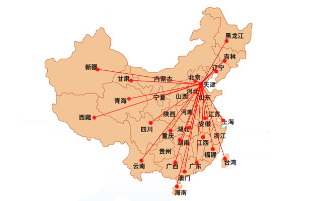 安检门营销推广地图